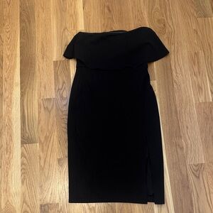 Elegant Black Off-Shoulder Dress